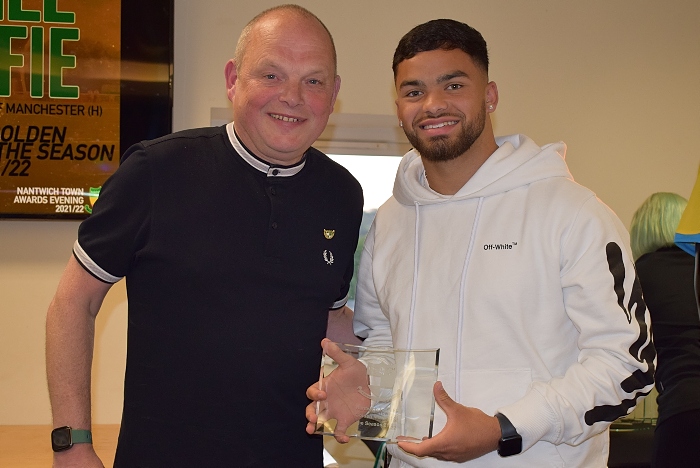 NTISA Golden Moment of the Season - Akiel Raffie (right) with Rob Woods from NTISA (1)