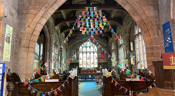 Bunting from the flags of British Commonwealth countries (1)