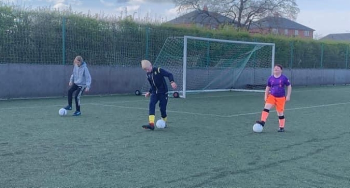 New kits - Nantwich Town Cubs training session at the Applewood Arena (2)