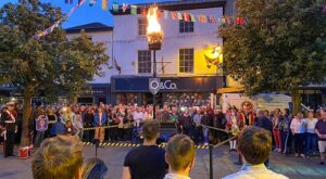 Nantwich beacon shares Platinum Jubilee light around the world