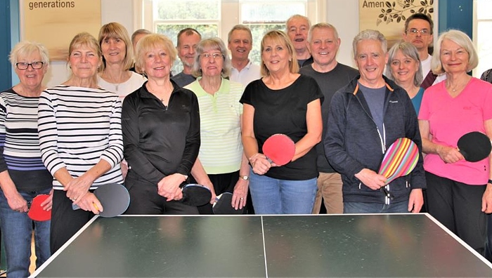 table tennis club in nantwich at elim church