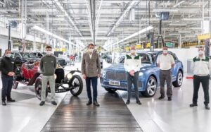 Bentley Motors in Crewe celebrates 200,000th luxury car