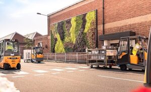 Bentley Motors installs “living wall” at Crewe headquarters