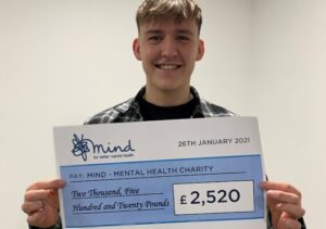 Young accountant steps up fundraising for MIND charity