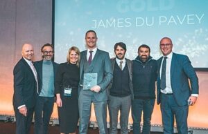 Nantwich estate agent James Du Pavey earns national award