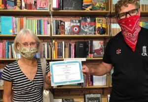 Nantwich Bookshop receives “Local Hero” certificate from WI