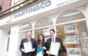 Martin&Co estate agent in Nantwich one of best in UK