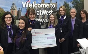 Natwest staff in Crewe raise funds for Mid Cheshire Hospitals Charity