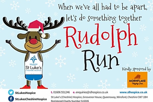 Rudolph Run fundraiser for st lukes hospice