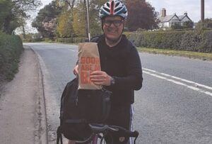 Nantwich Bookshop boss takes to the saddle to deliver essential reading