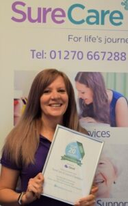 SureCare Central Cheshire Top 20 - Tina Jones