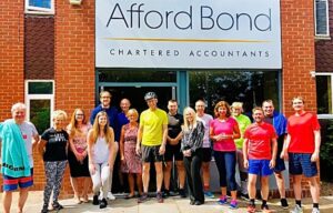 Afford Bond staff to tackle Nantwich Triathlon for two charities