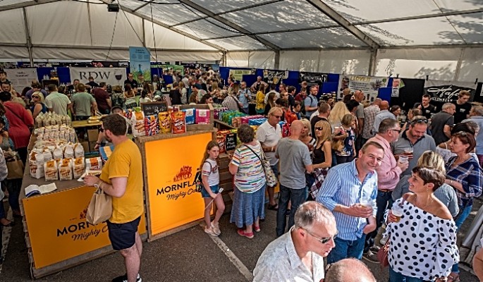 food festival marquee for exhibitors