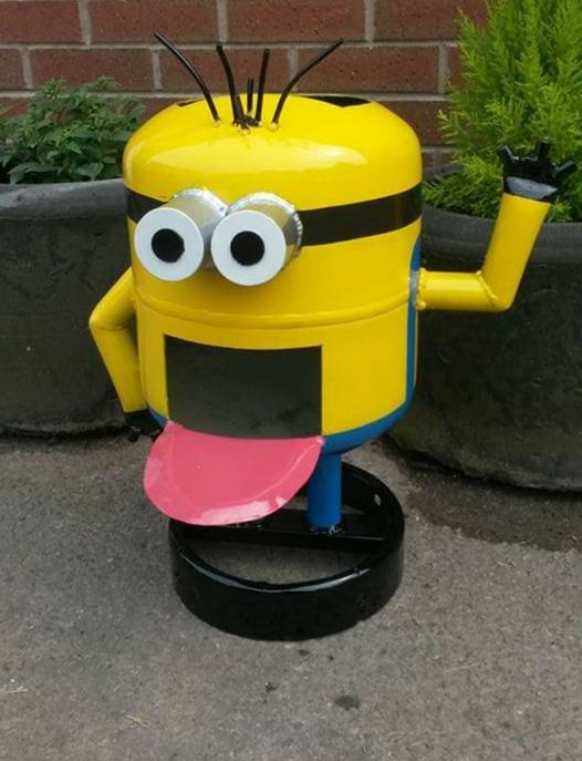 Kevin the Minion - taken from a Nantwich garden