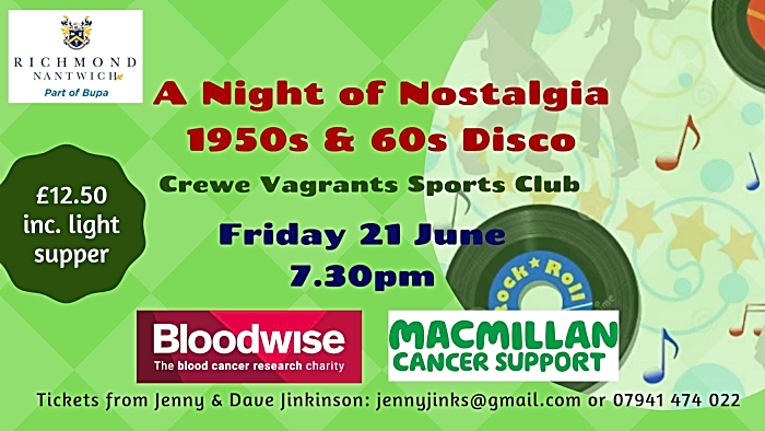 50s 60s charity disco at Vagrants