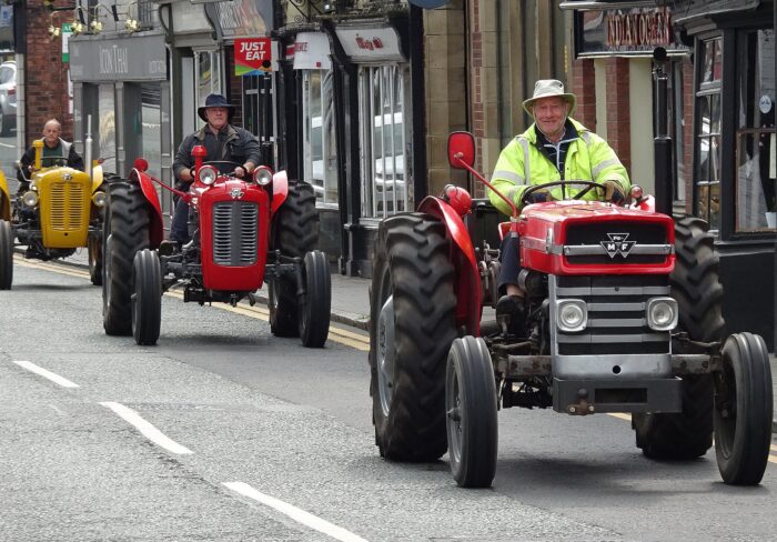 Tractor run nantwich