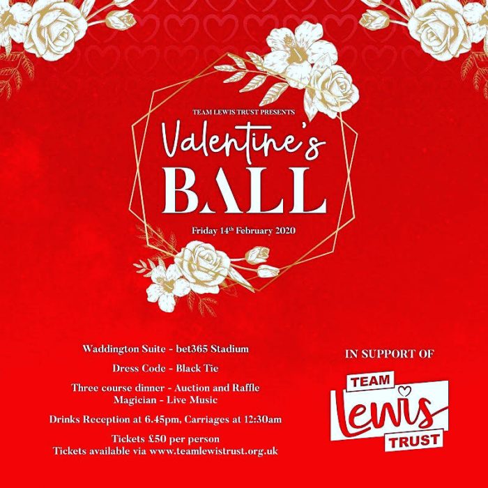 Team Lewis Trust Valentine's Ball 2020