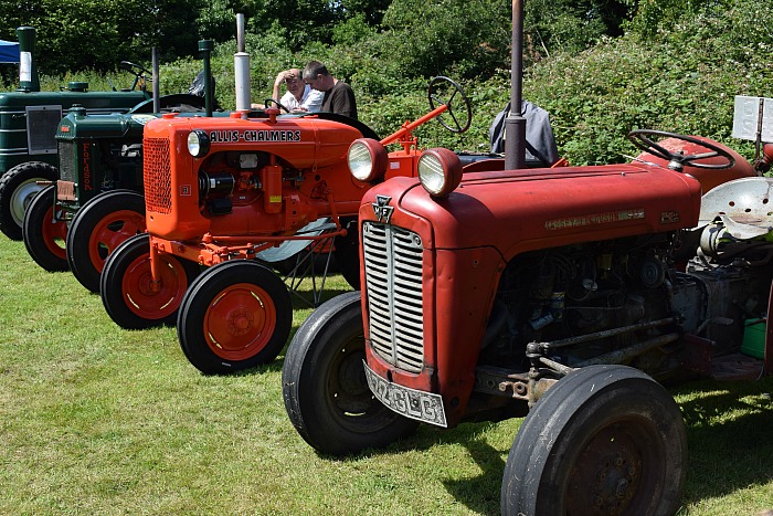 A section of the classic tractors