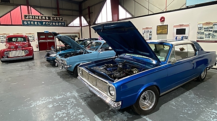 A selection of vehicles on display in the Exhibition Hall (1)