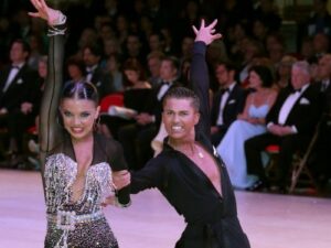 Cheshire dance stars AJ and Chloe compete in Europe