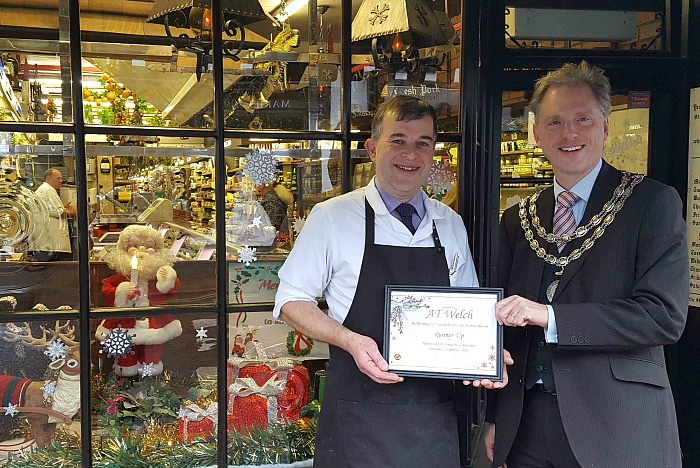 AT Welch butchers - best dressed window competition