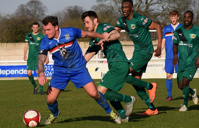 Adam Gell on the ball for Whitby