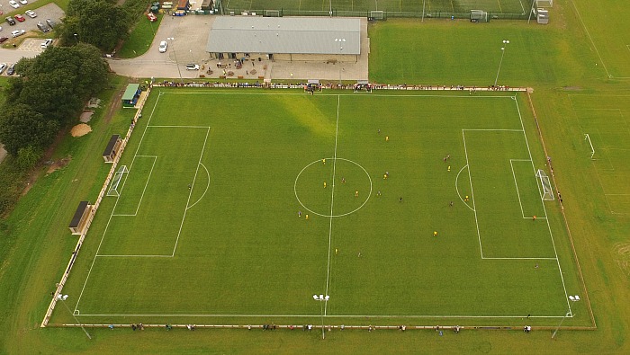 Sandbach United v Nantwich Town - aerial shot