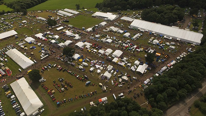 Nantwich Show 2017, aerial view