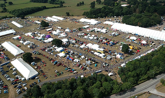 Aerial view of The Nantwich Show (1)