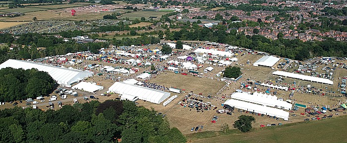 Aerial view of The Nantwich Show (2)