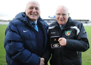 Nantwich Town stalwart Albert Pye honoured for 50 years service