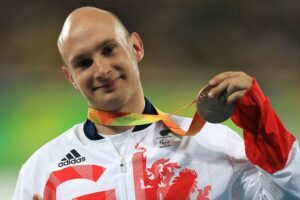 Nantwich Paralympian Andrew Small in T33 100m final