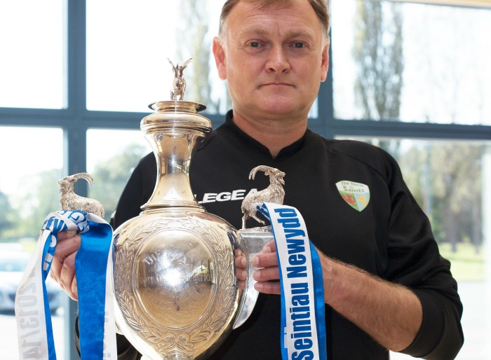 Andy Leach, physio working for TNS in Champions League