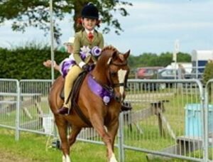 Woore girl, 10, secures amazing horse showing hat-trick