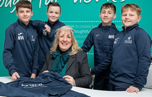 Willaston White Star U13s kit boost by Anwyl Homes