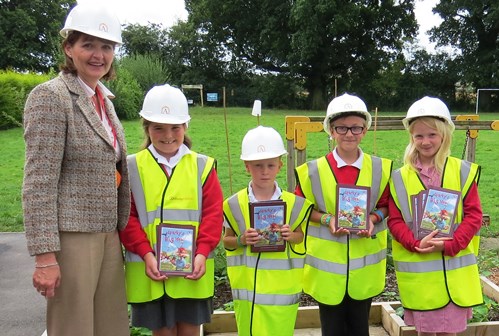 Archway Homes sponsor books for St Oswald's Worleston pupils