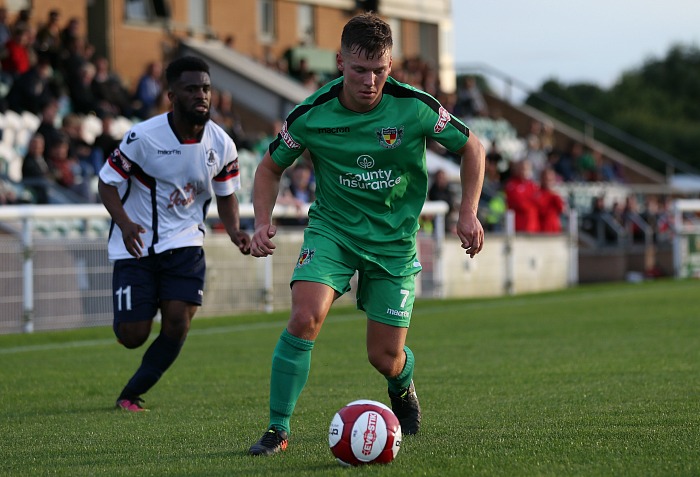 Arnie Baxendale on the ball