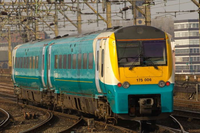 Storm Brian, Arriva Trains Wales, pic under creative commons by Aeropixels Photography