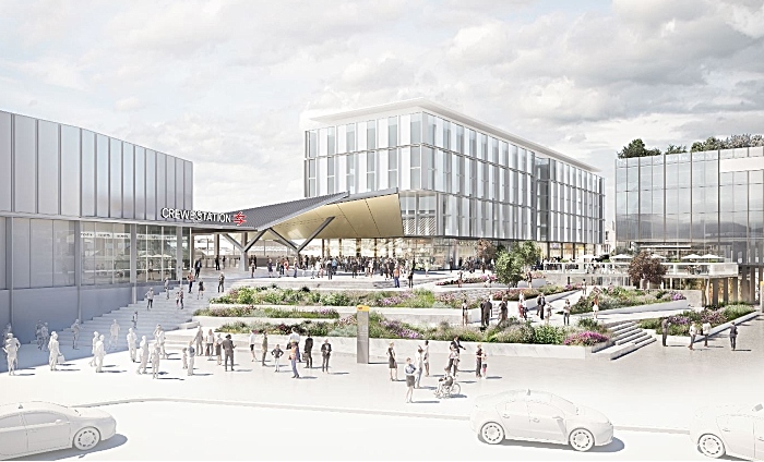 Artist impression Crewe station entrance (2) (1)