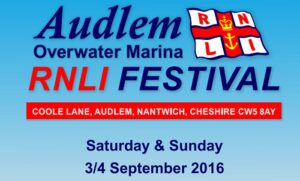 Audlem RNLI Festival to be staged at Overwater Marina