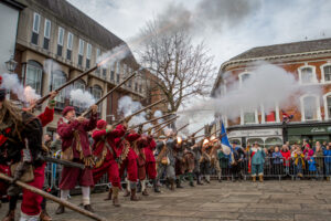 PICTURE SPECIAL: Thousands pack Nantwich town centre for Holly Holy Day “Battle of Nantwich”