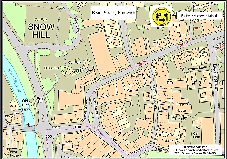 Beam Street map