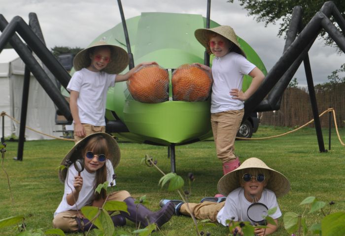 RHS Flower Show - Beau Atkinson, Ruby Deaville, Poppy Beeson and Thomas Atkinson