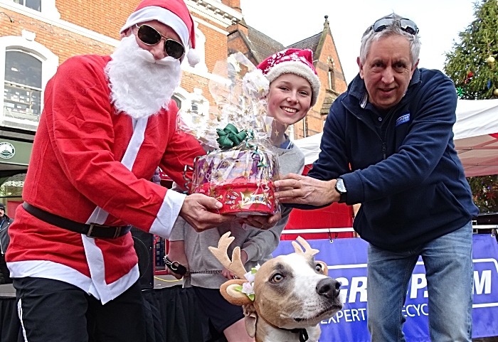 Best dressed competition winners receive their prize from Neil Clarke - Managing Director - Recycling UK Limited