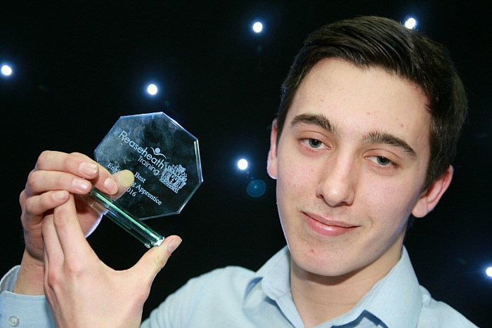 Best engineering apprentice Liam Abbotts