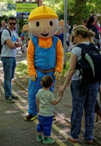 Family Festival - Bob the builder meets a young visitor