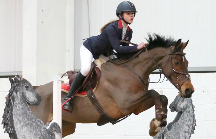 Equestrian award for Bobbie Heath & Cisco Bay II - Bury Farm (CREDIT SBM Photographic)