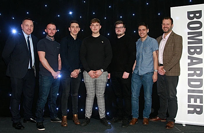 Bombardier Jason Cheetham, Dean Almond, Liam Abbotts, Nick McStein, Daniel Neal, Aaron Wheawall, Russ Clarke (1)