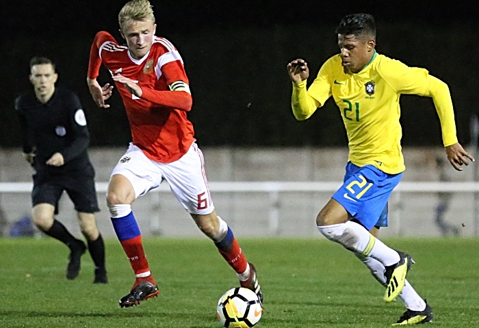 Brazil Iago Andrew Pires de Oliveira on the ball