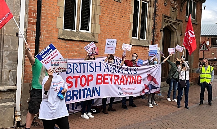 British Airways workers in Crewe